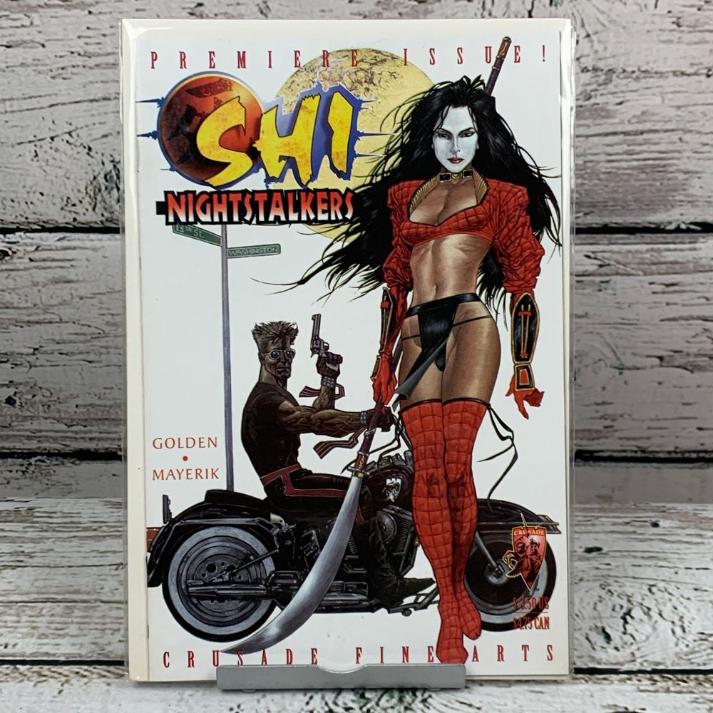 Shi Nightstalkers #1 Premiere Issue Comic Book Golden Mayerik Crusade Fine 1997